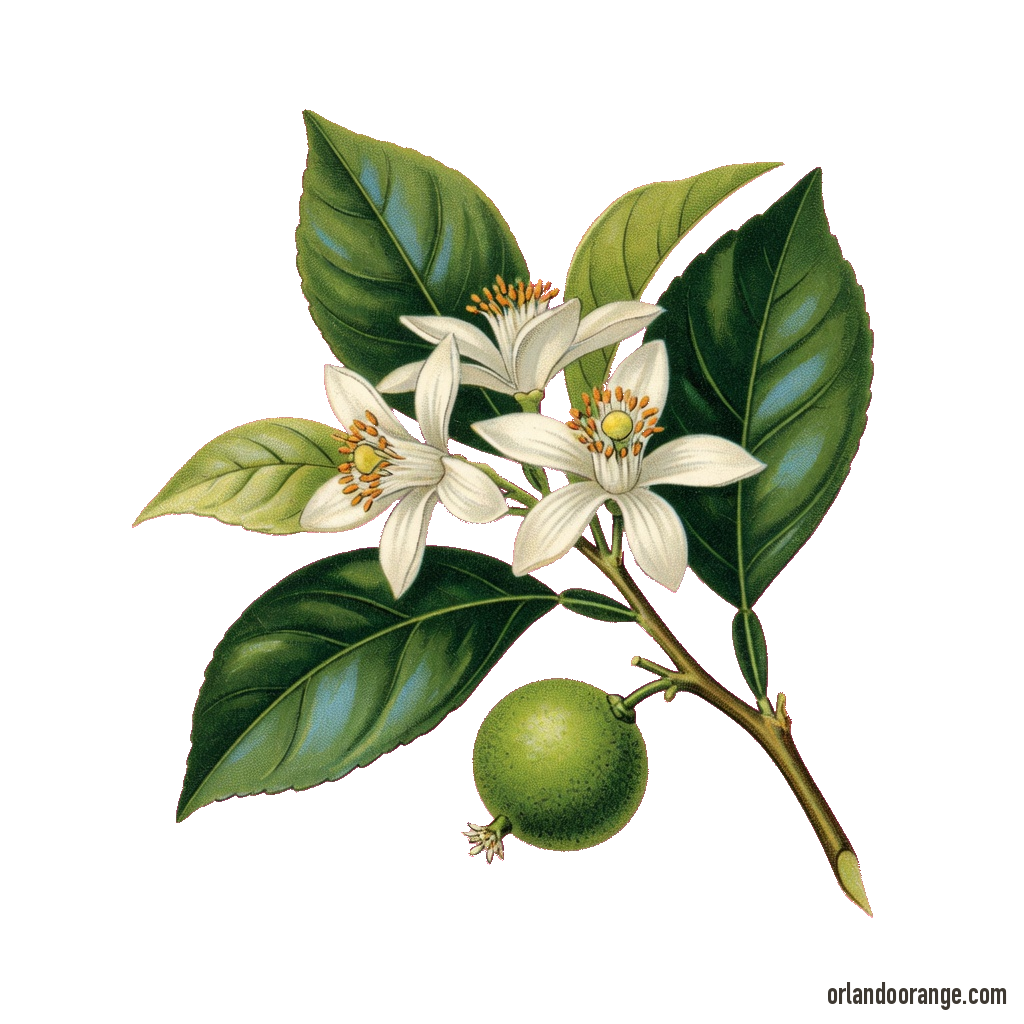Orange blossom sprig