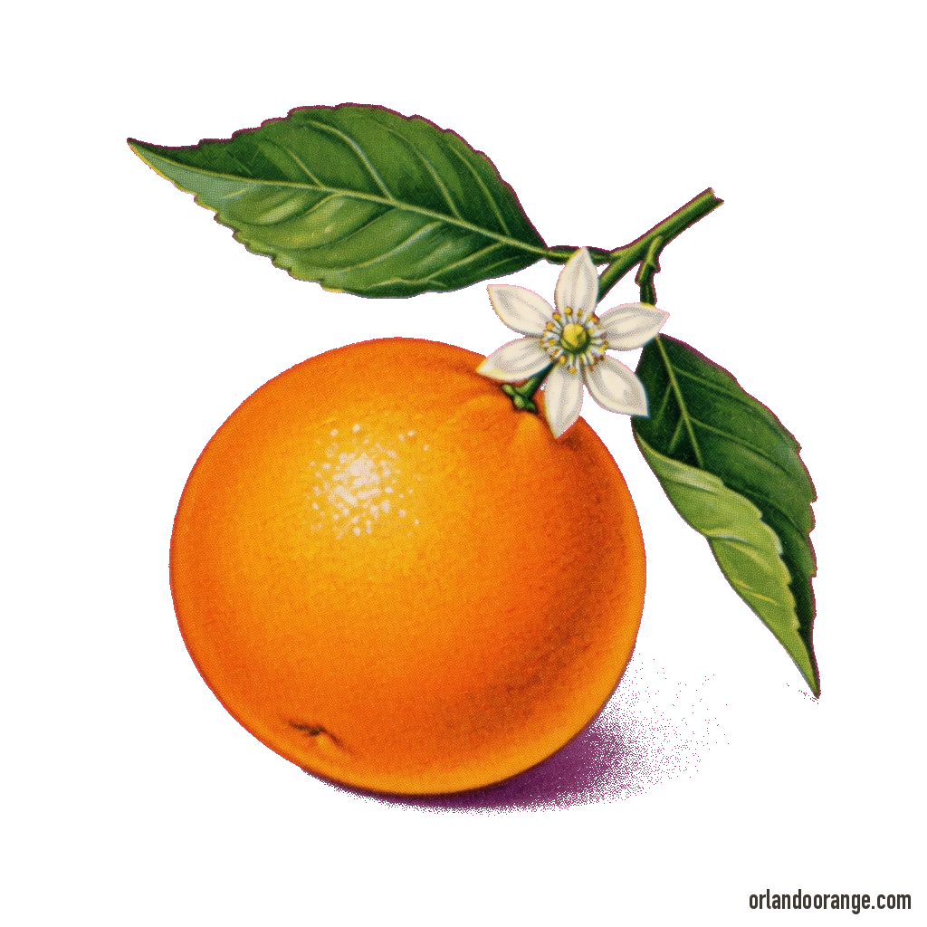 Valencia orange souvenir plate