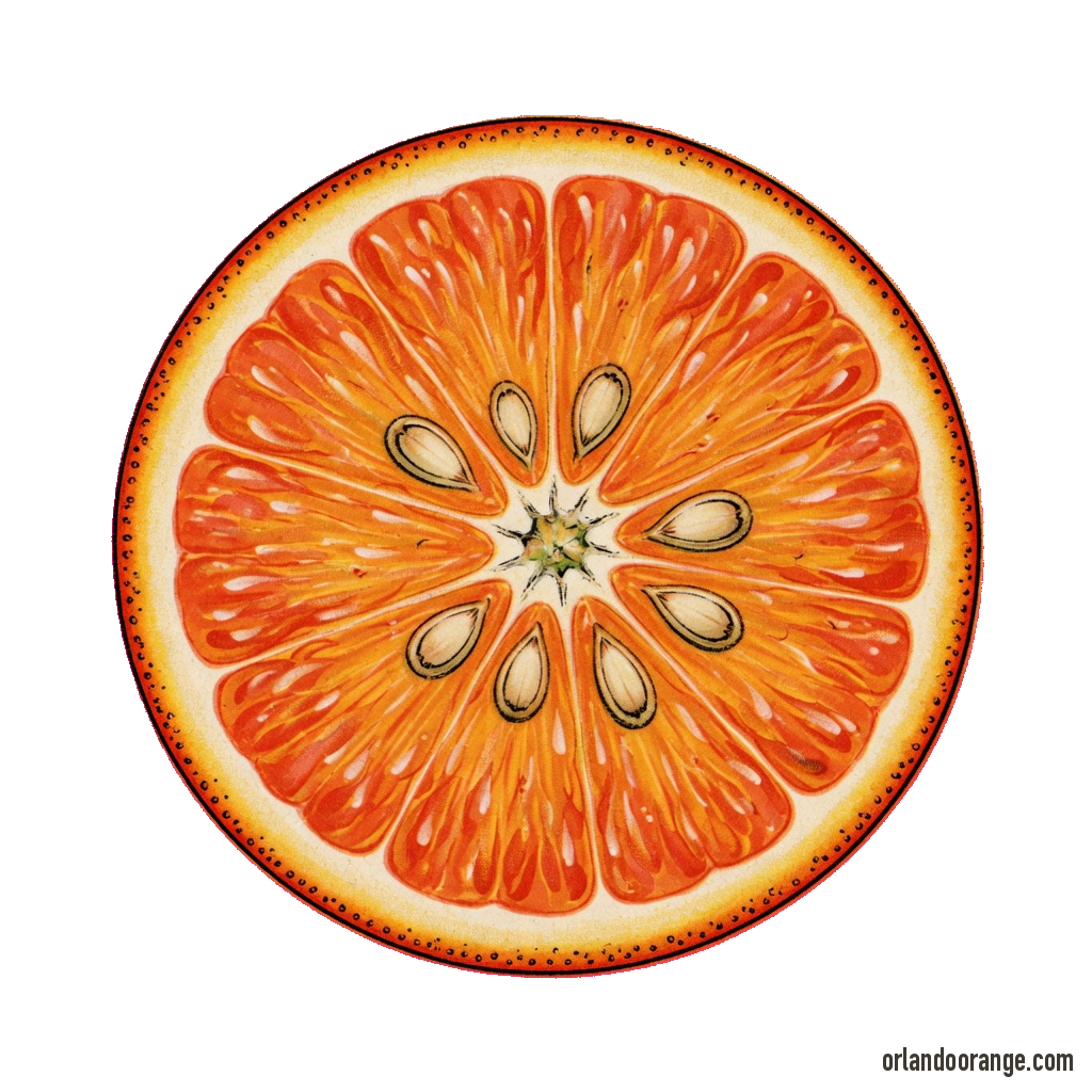 Orange cross-section