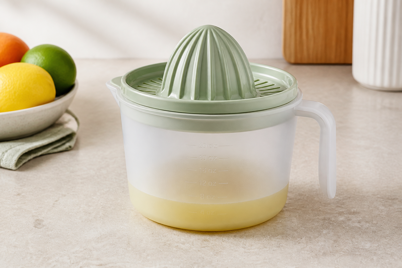 A two-reamer citrus press